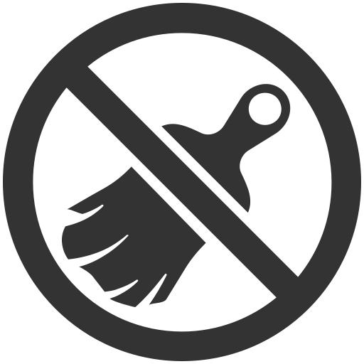 No Brush Icon
